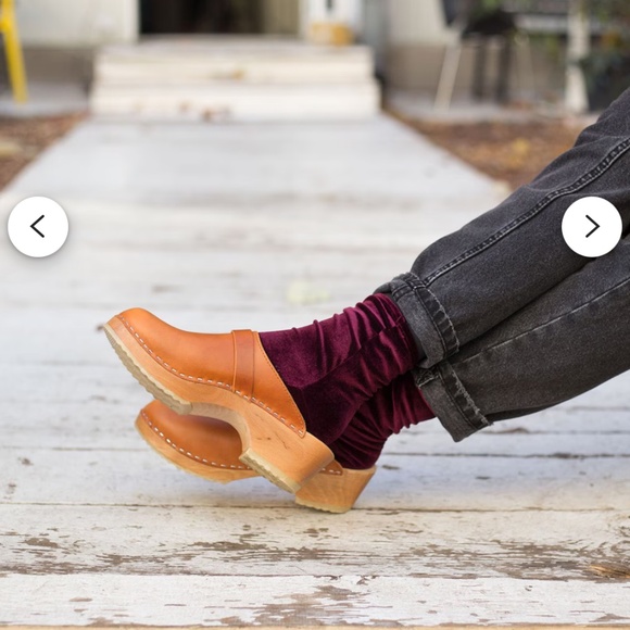 Brand new Maguba cognac leather mule clogs - Picture 5 of 5